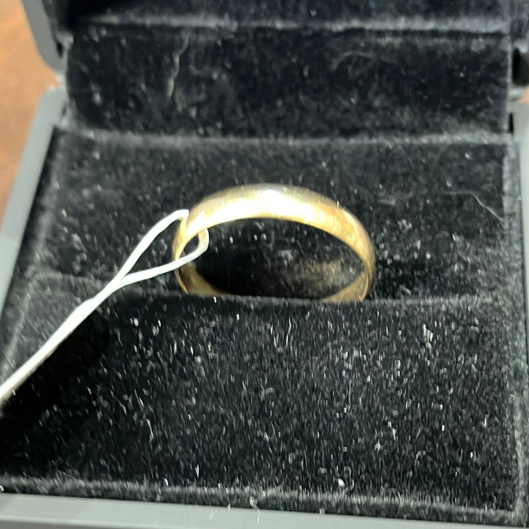 Wedding band 4mm - 10KY - 2.8g #11 - Yellow gold - 34307