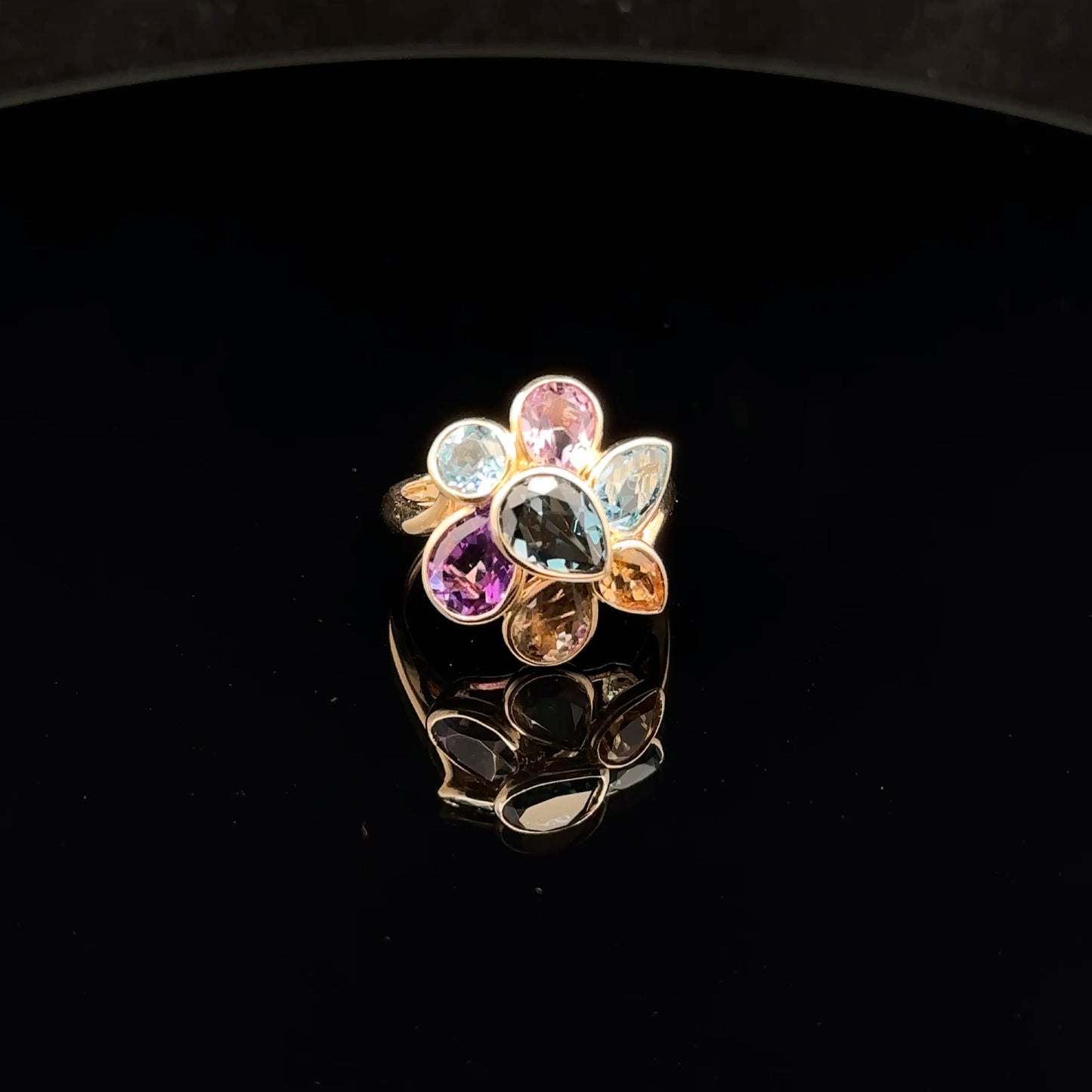 EFFY RSVP: $2874 - 6.33ctw multigem #7 - 14KW - Topaz Amethyst