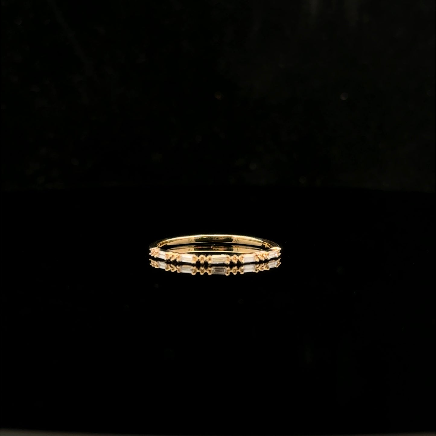 Emerald Band #7 0.10ctw. G/SI2 - 14KY - Natural Diamond