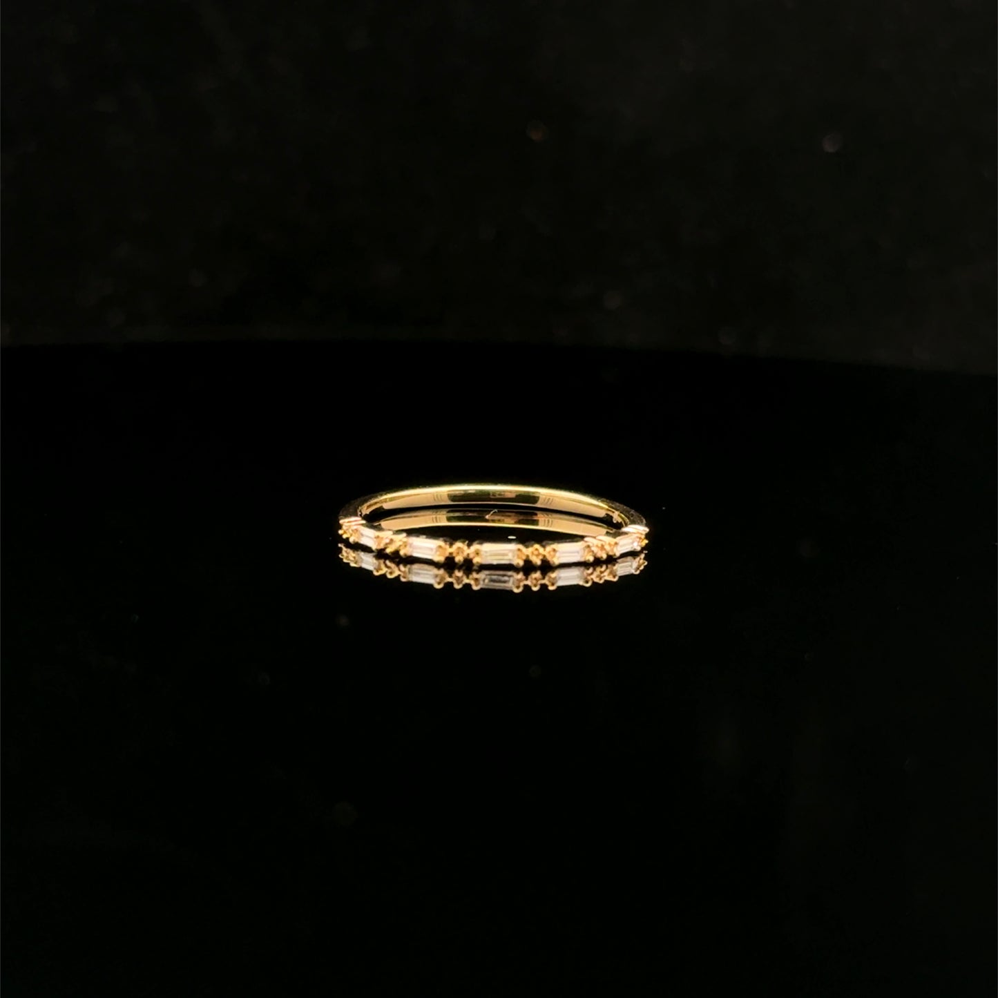 Emerald Band #7 0.10ctw. G/SI2 - 14KY - Natural Diamond