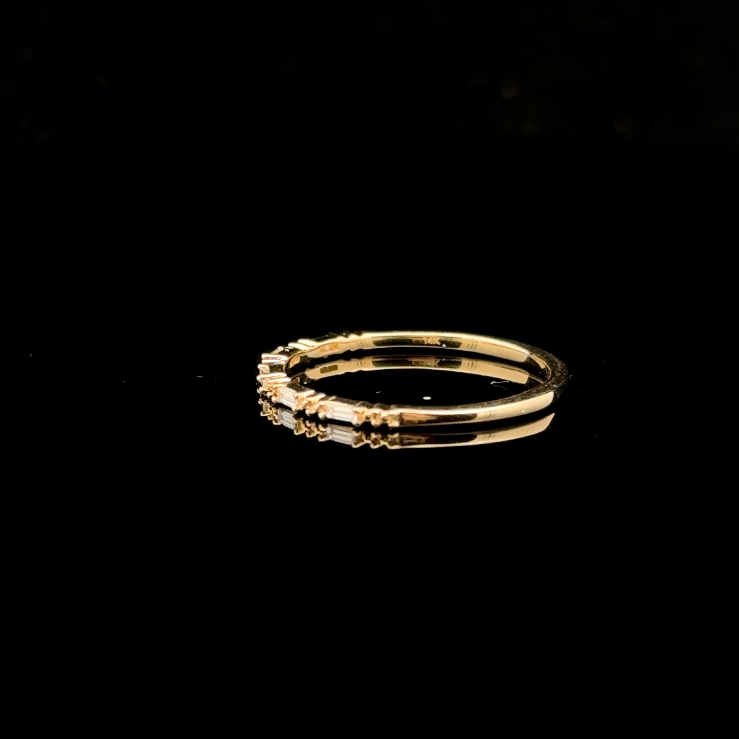 Emerald Band #7 0.10ctw. G/SI2 - 14KY - Natural Diamond
