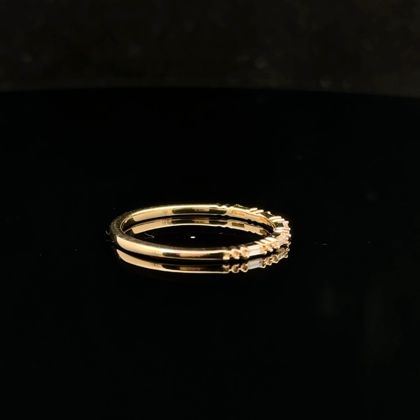 Emerald Band #7 0.10ctw. G/SI2 - 14KY - Natural Diamond