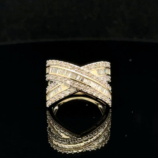 Woven X 2ctw. G/SI2 - 10KY - Natural Diamond