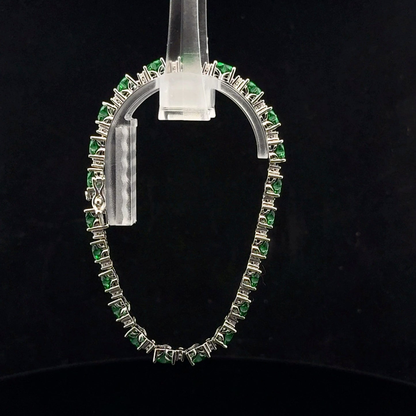 Green Heart 18cm - 925S - Cr Emerald