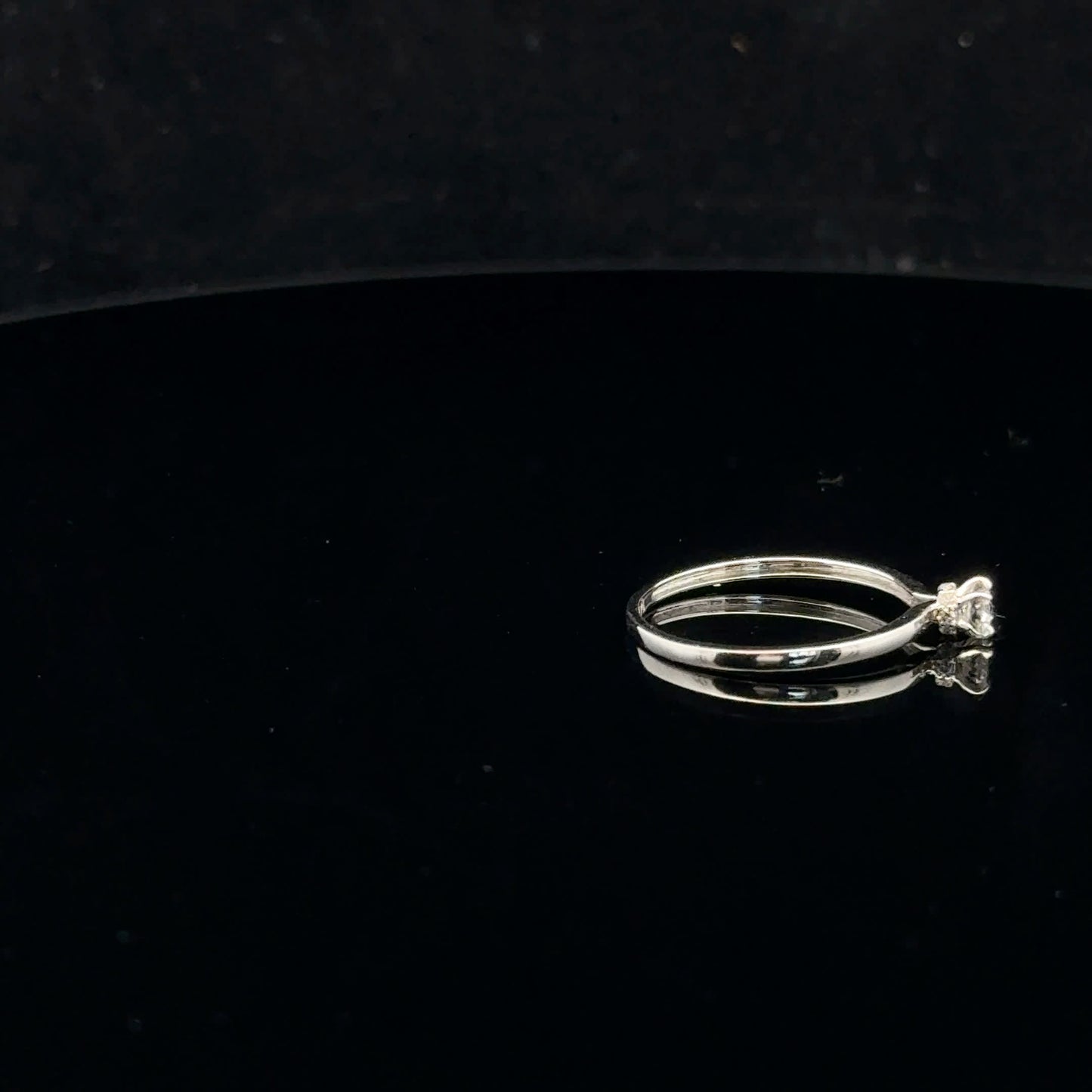Wrapped Solitaire 0.18ct H/Si2 - 14KW - Natural Diamond - 52035