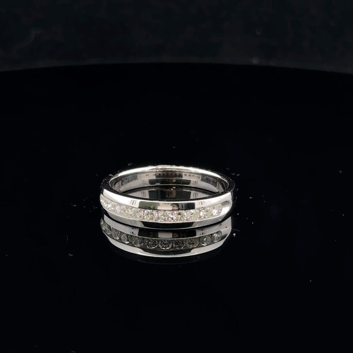 0.60ctw G/SI2 #10.25 #10 Channel Men's - 14KW - Natural Diamond - 53023