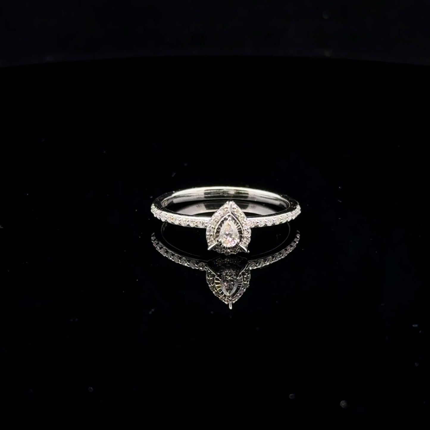 0.25ctw H/SI2 #6.5 Pear Promise - 10KW - Natural Diamond - 53090