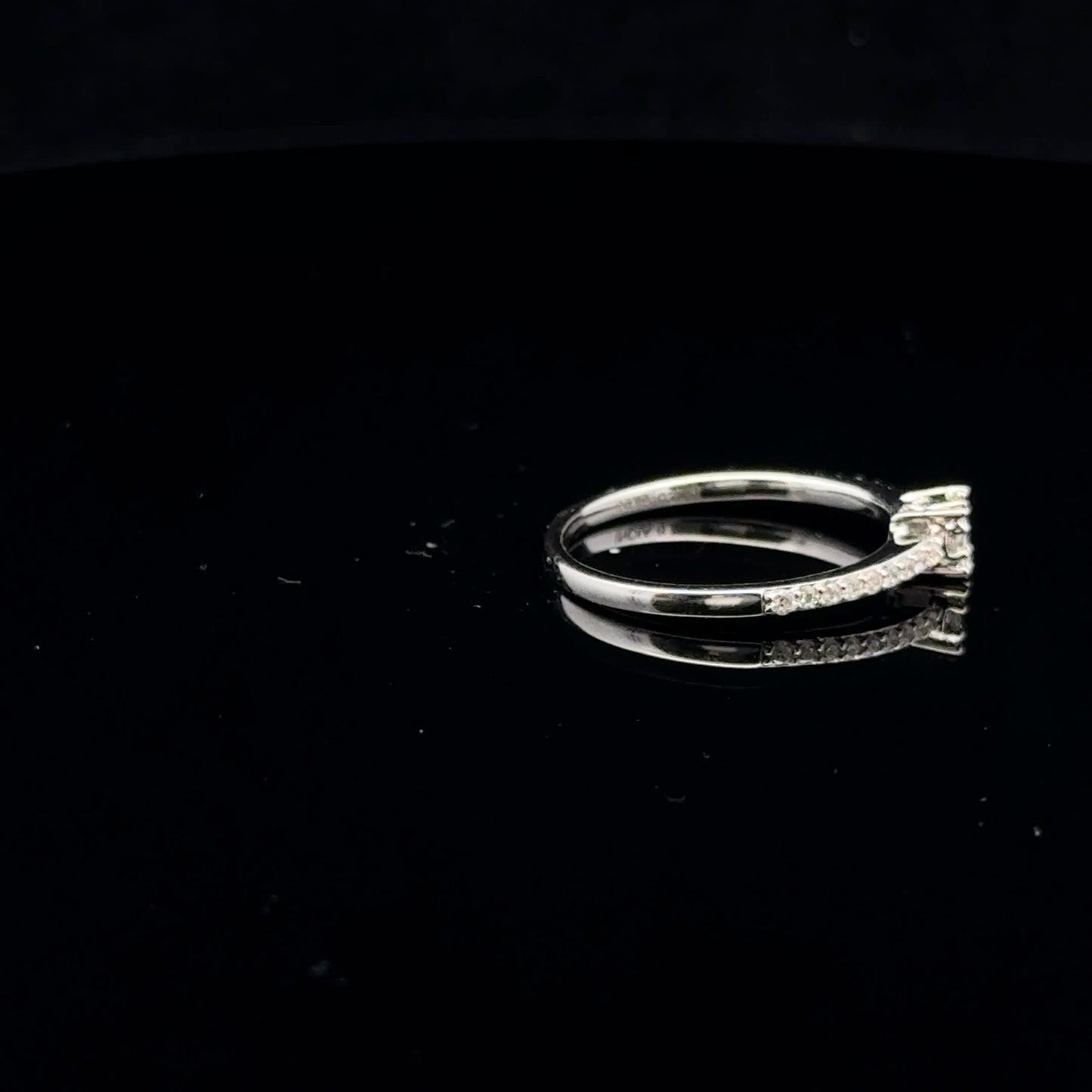 0.20ctw G/SI2 #7 Promise Ring - 10KW - Natural Diamond - 53109