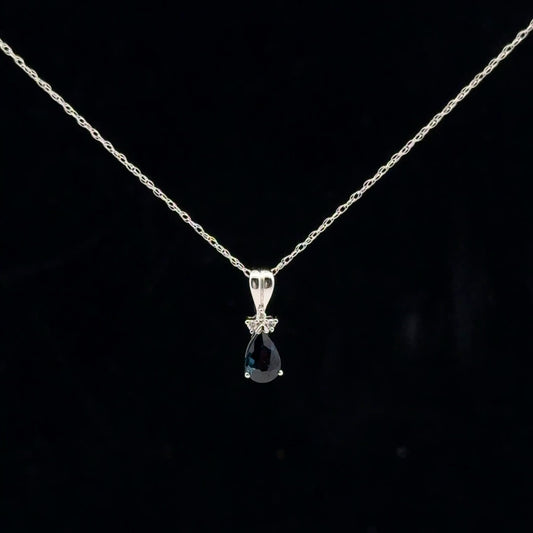 0.02ctw Dia Sapphire Pear - 10KW - Natural - 53131