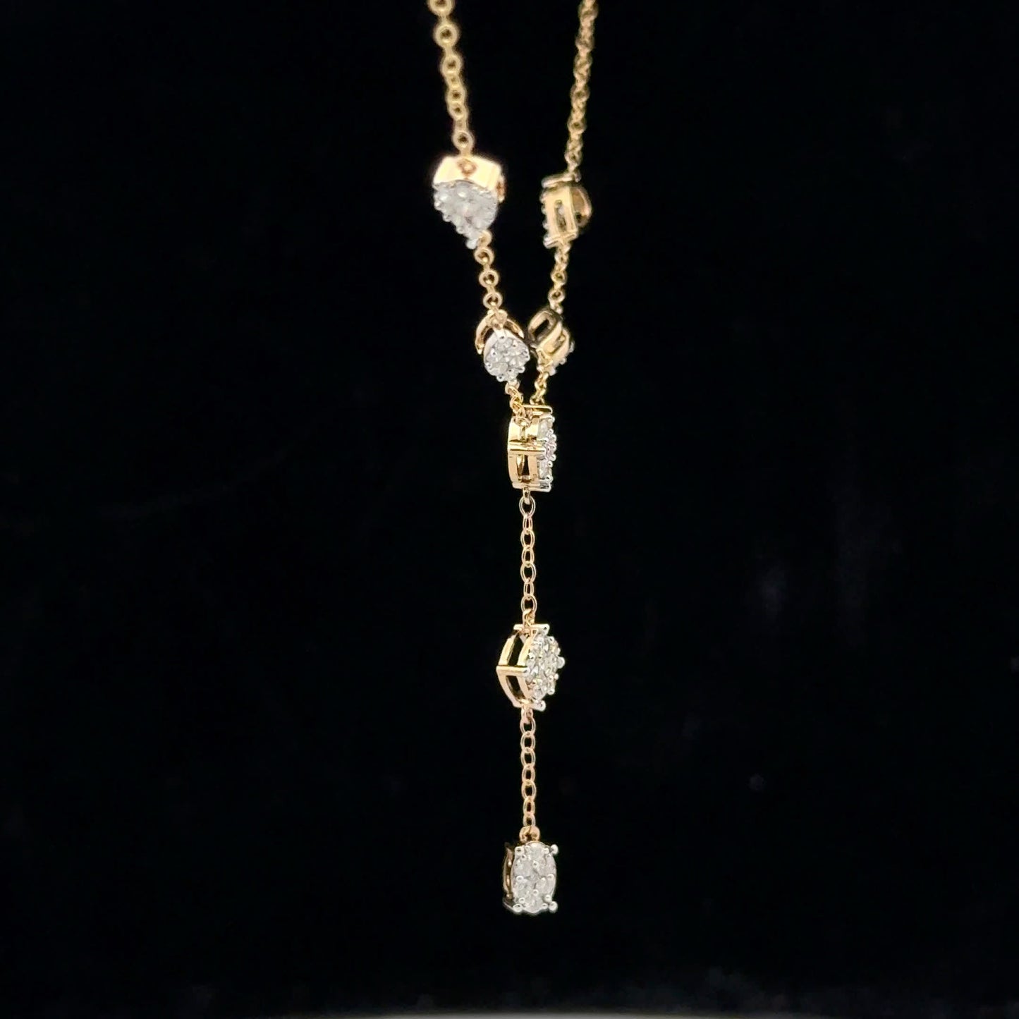 0.50ctw G/SI1 Drop - 10KY - Natural Diamond - 53168
