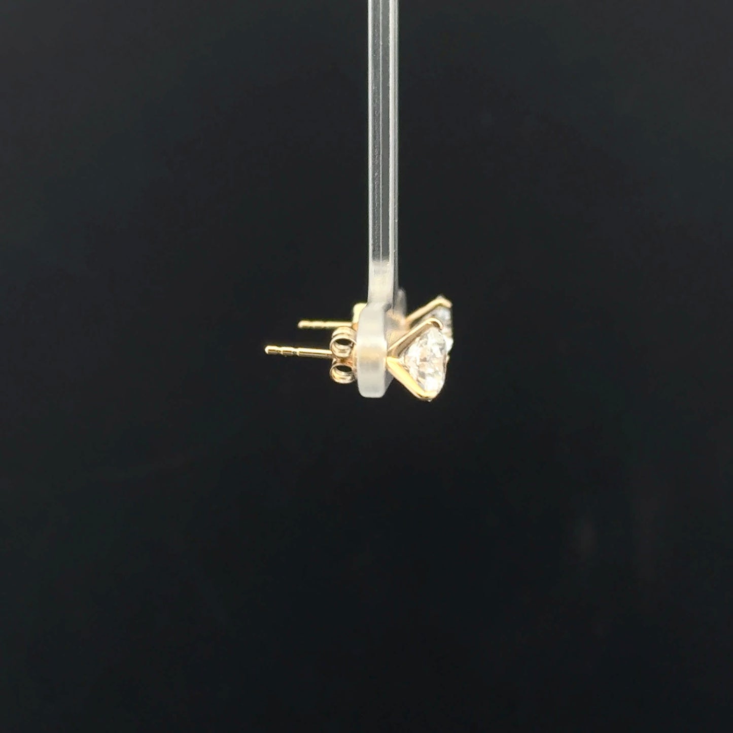 2ctw 1ct each E/SI2 Martini Studs - 14KY - Lab Diamond - 53193
