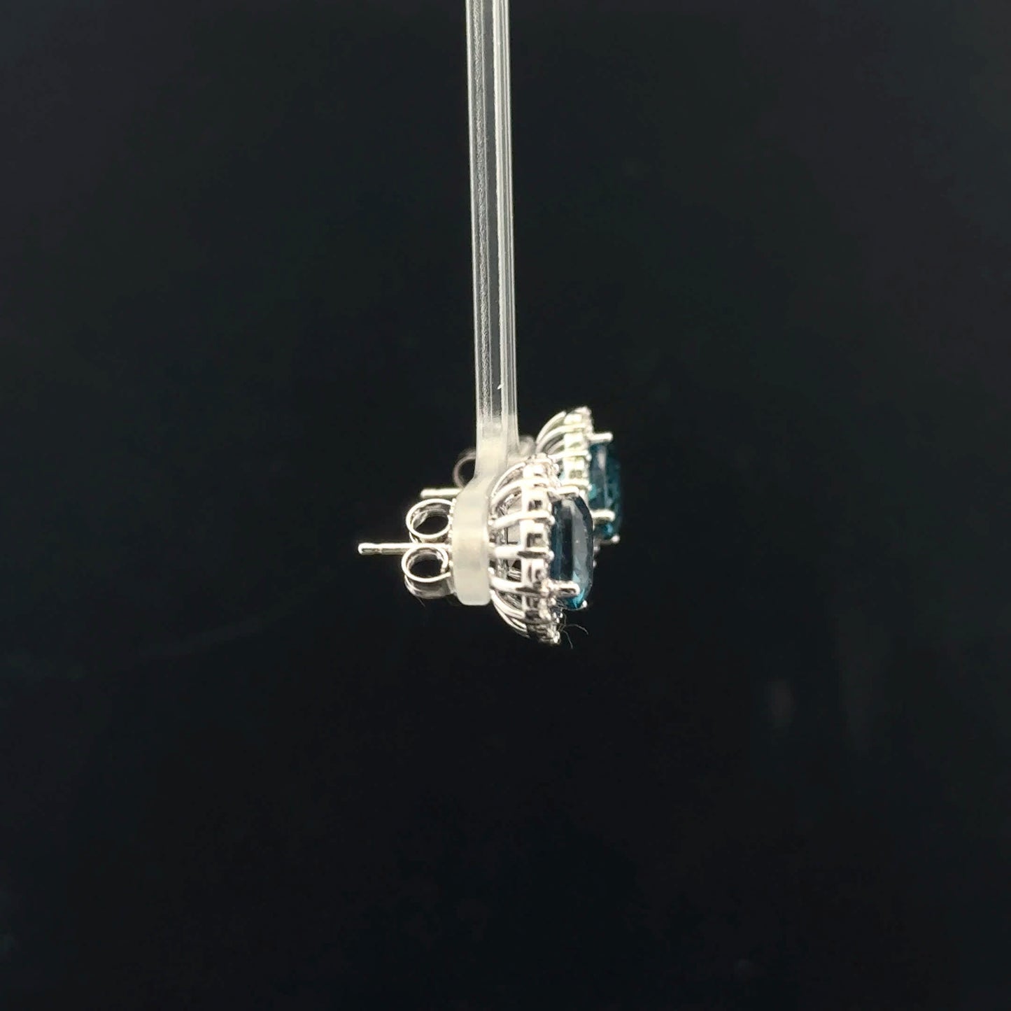 ATS0824 Earring EFFY Topaz - 14KW - Natural Diamond - 53330