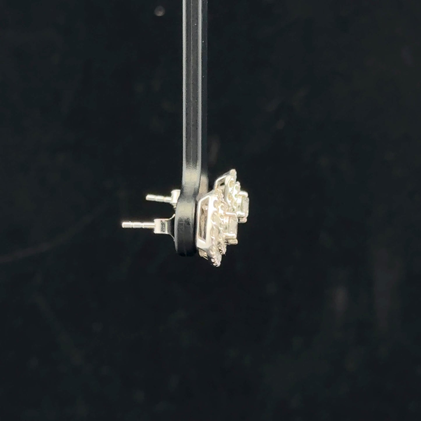 1ctw 0.25ct G/I1 Double Halo Studs - 10KW - Natural Diamond - 53337