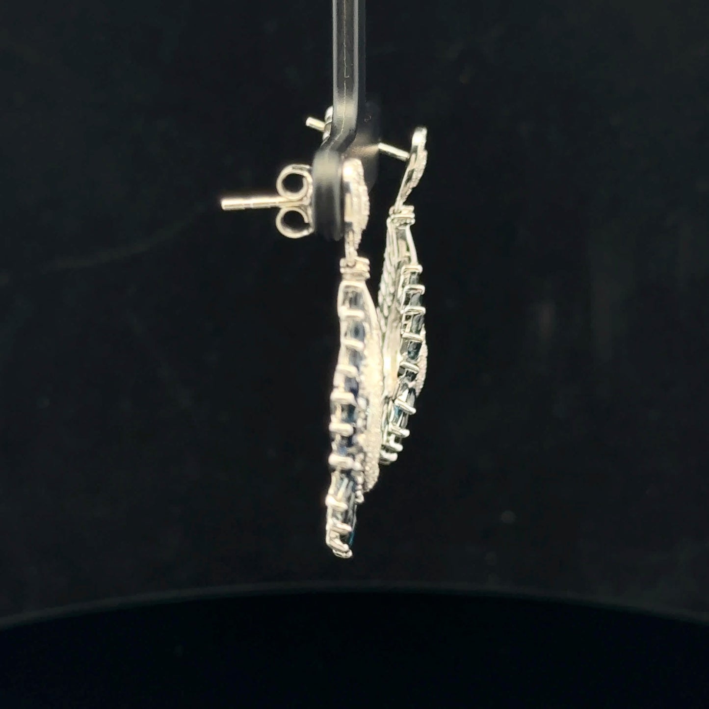 ATSC1645 Earring EFFY Sapphire - 14KW - Natural Diamond - 53317