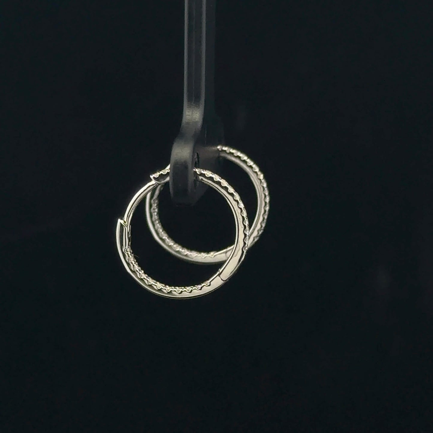 0.25ctw G/I1 Midi Hoop - 10KW - Natural Diamond - 53360