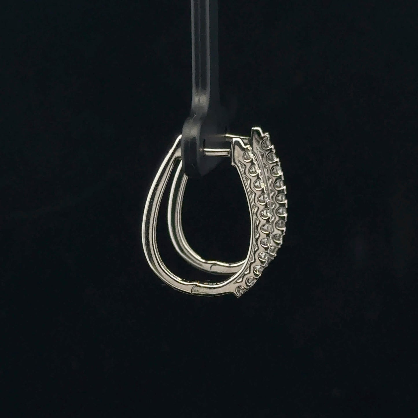 0.51ctw G/SI1 0 Hoops - 14KW - Natural Diamond - 53383