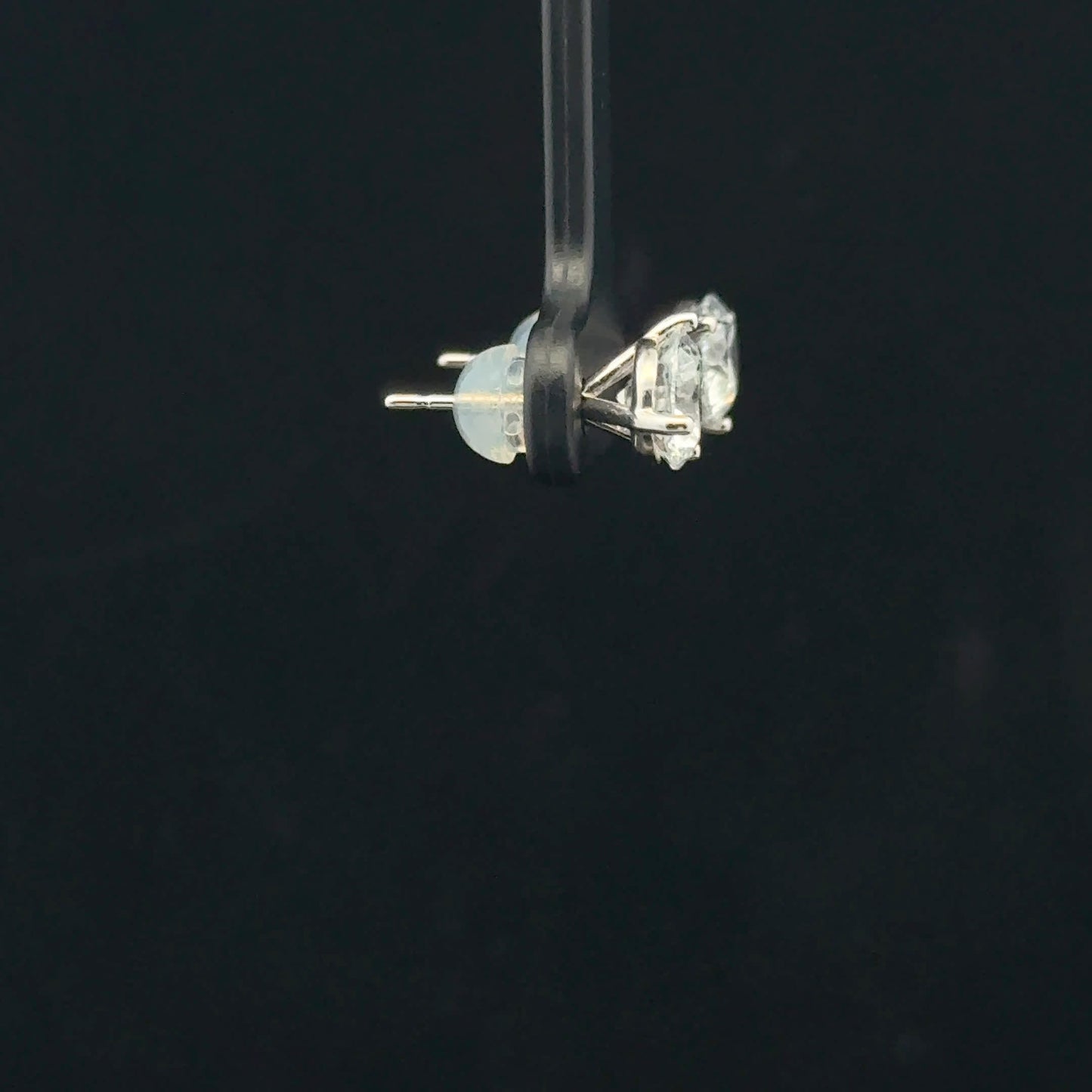 2ctw 1ct each E/SI2 Martini Studs - 10KW - Lab Diamond - 53409