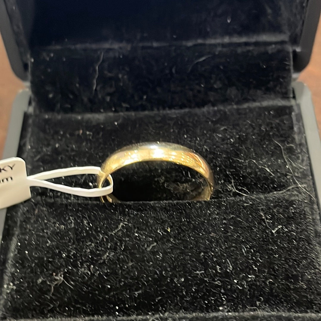 Wedding band 4mm - 10KY - 3.2g #10 - Yellow gold - 34283