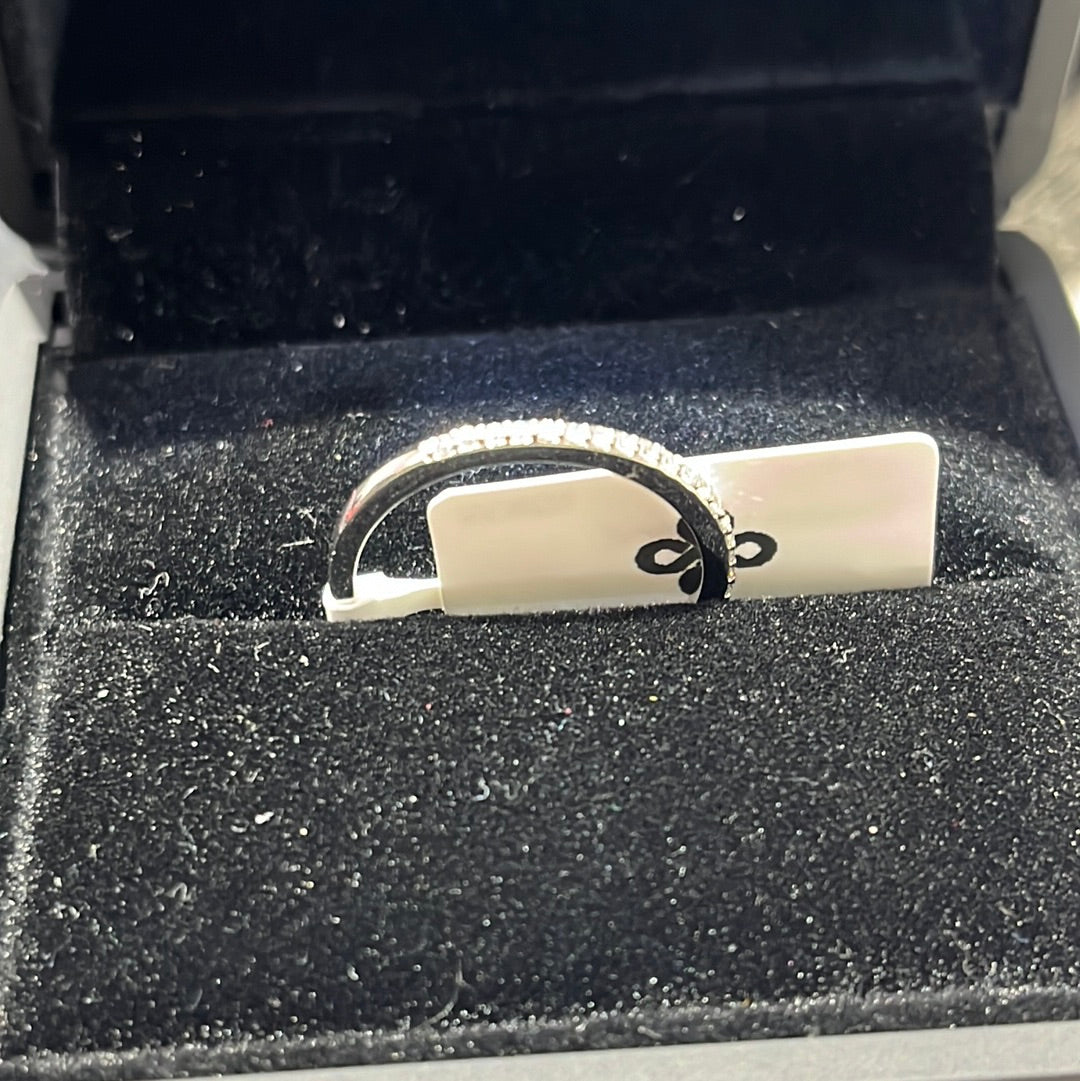 Wedding band - 10KW - 0.25ctw F/SI2 #7 - Natural diamond - 34192