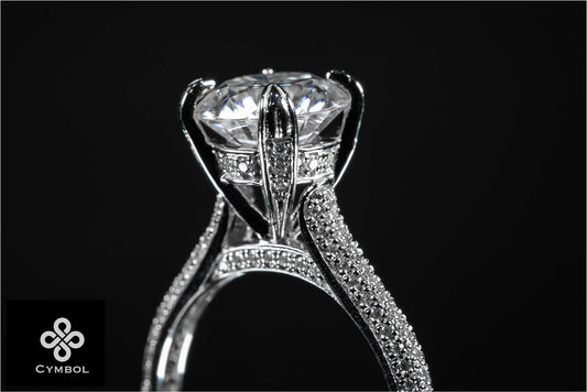 Best seller 2ct - 14k white gold - 13031W