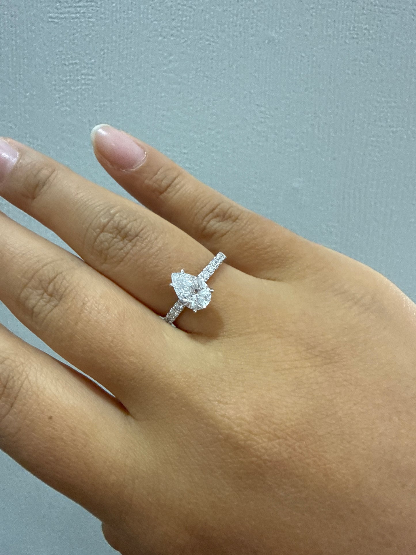 53479 - 1.04ct D/VS1 #6.5 - LG598345110 - Lab Diamond - Pear