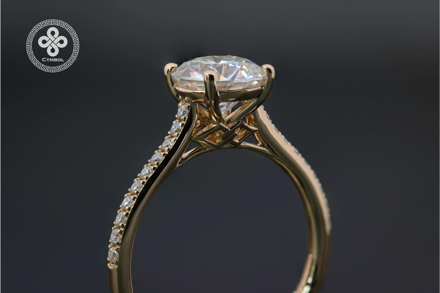 Lab diamond - 14KY - 0.30ct. D/VS1