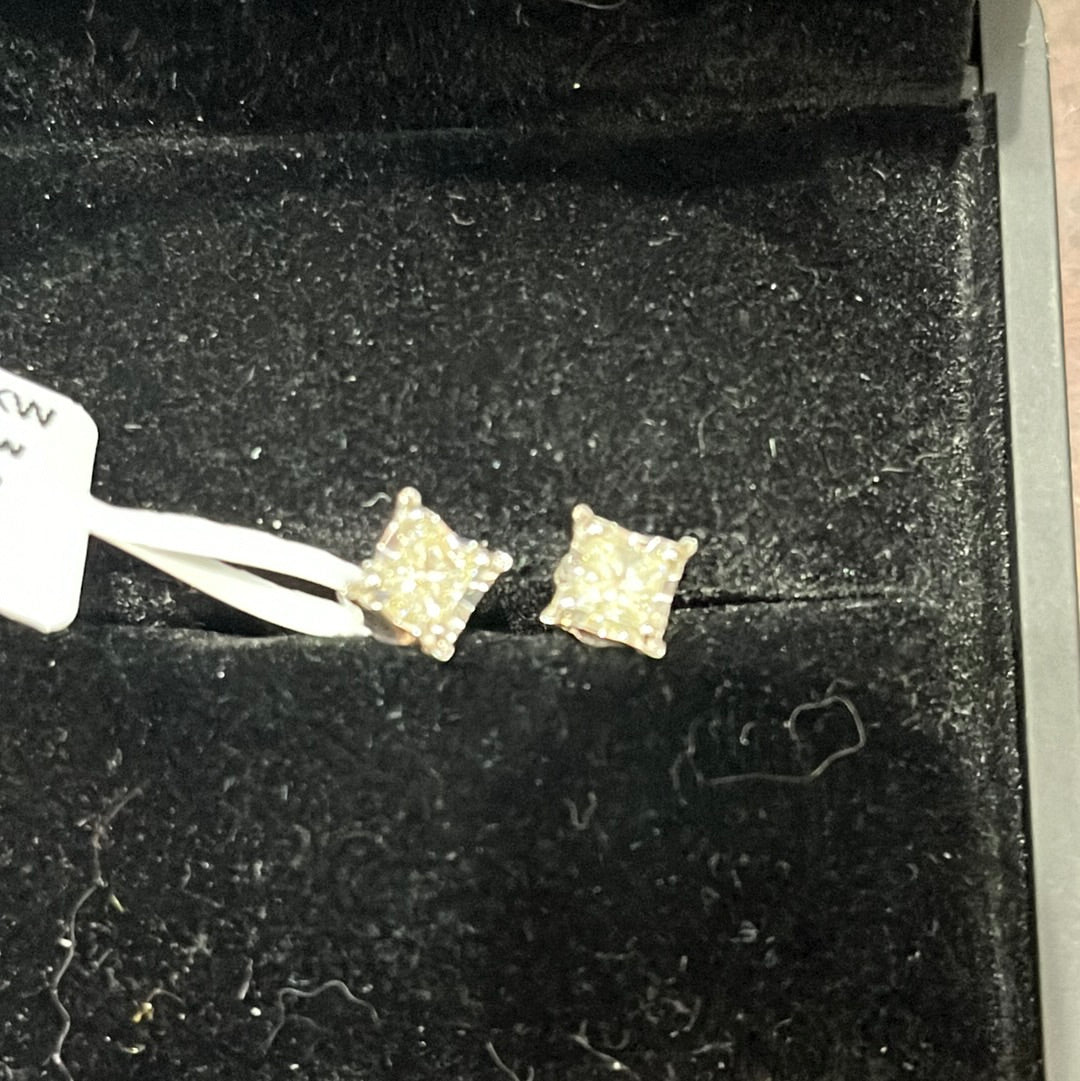 0.50ct Fancy yellow - 10KW - 0.50ctw Yellow/SI2 - Natural diamond - 34474