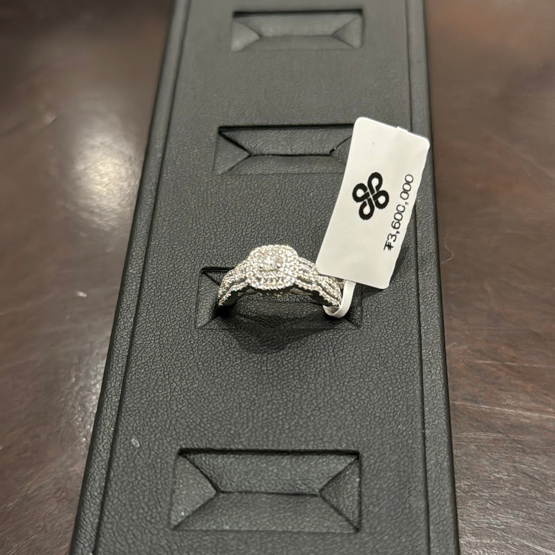 4 band bridal G/I2 0.70ctw 0.20ct #7 10KW - Natural diamond 42046