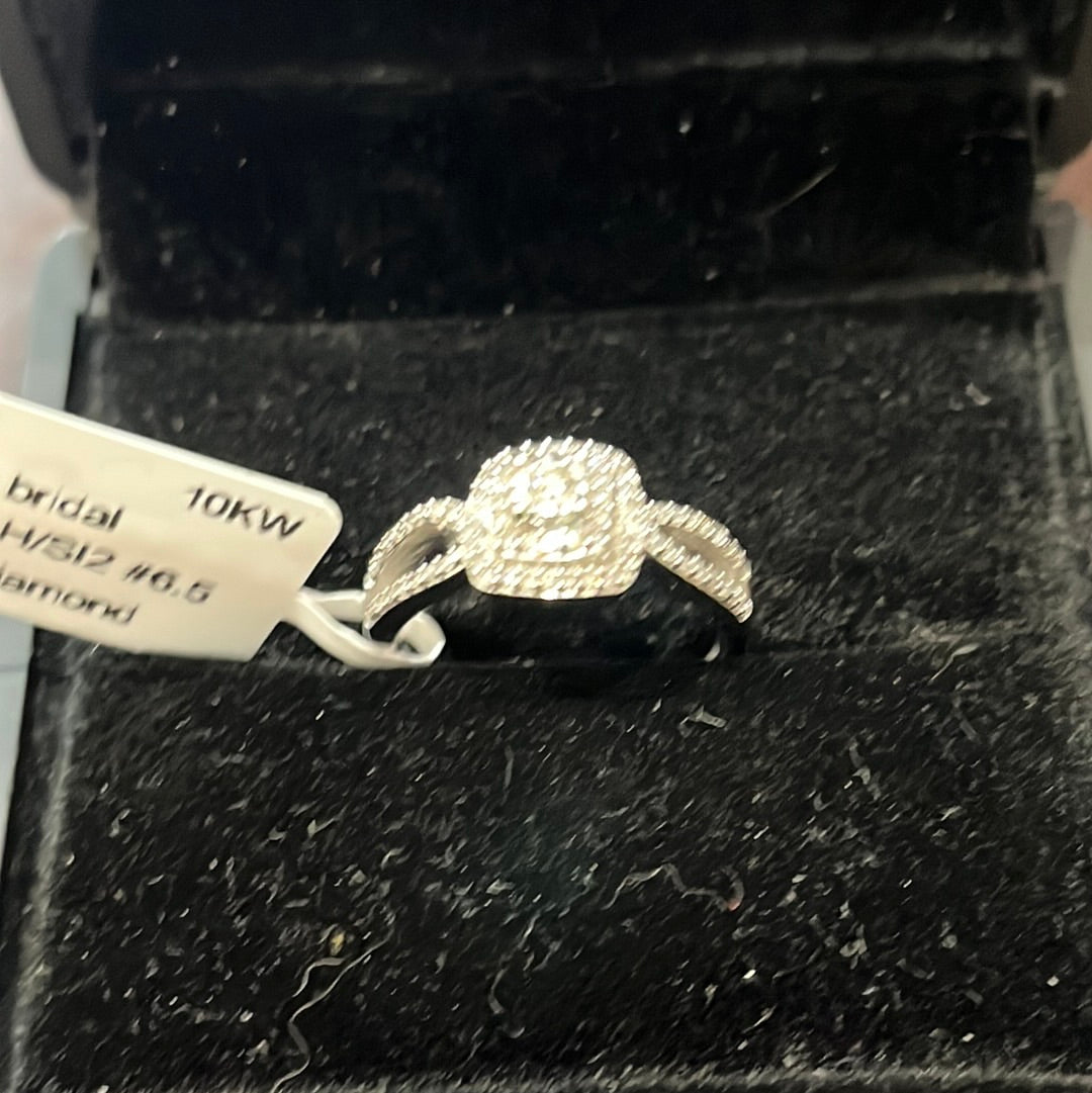 Square bridal - 10KW - 0.25ctw H/SI2 #6.5 - Natural diamond - 34448
