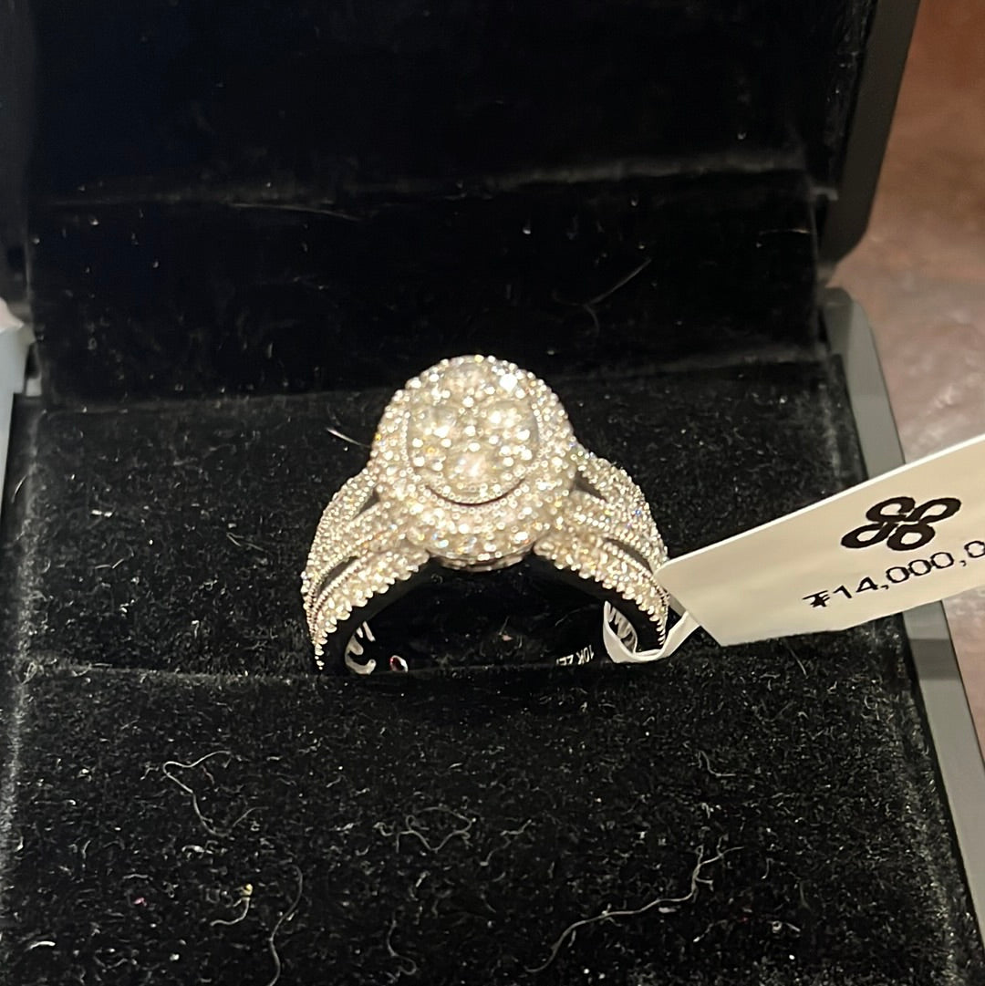 Oval designer - 10KW - 3ctw H/SI2 #7 - Natural diamond - 34435