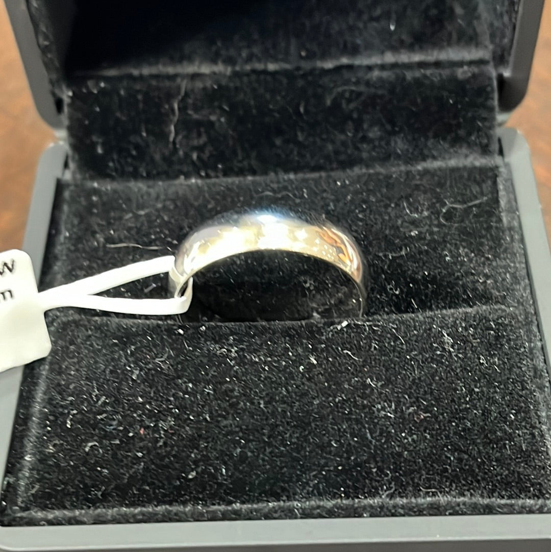 Wedding band 6mm - 14KW - Comfort 5.7g #10 - White gold - 34252