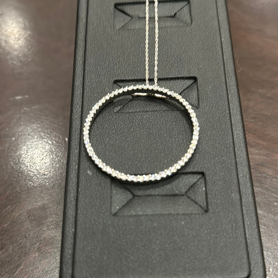Big Circle 45cm. 1ctw. H. SI3. 14KW - Natural Diamond 42068