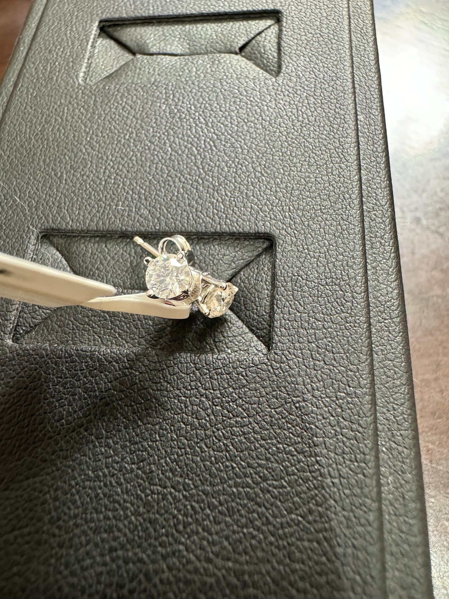 Studs 0.50ctw H/I2 14KW - Natural diamond 42015