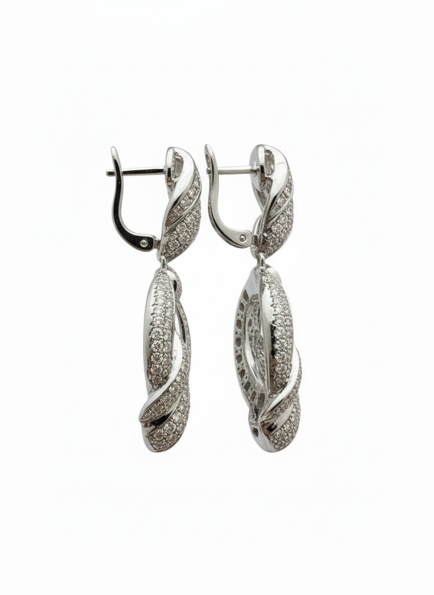 Vintage Evening 3.14ctw. F/H. VS1/VS2. 18KW - Natural Diamond 42089