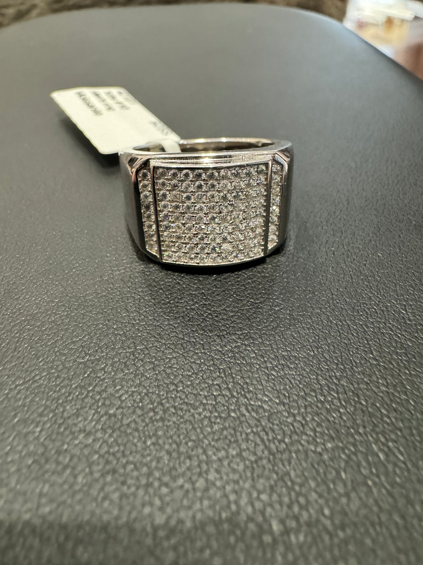 Men's ring - 1ctw #10 - 925S - Moissanite