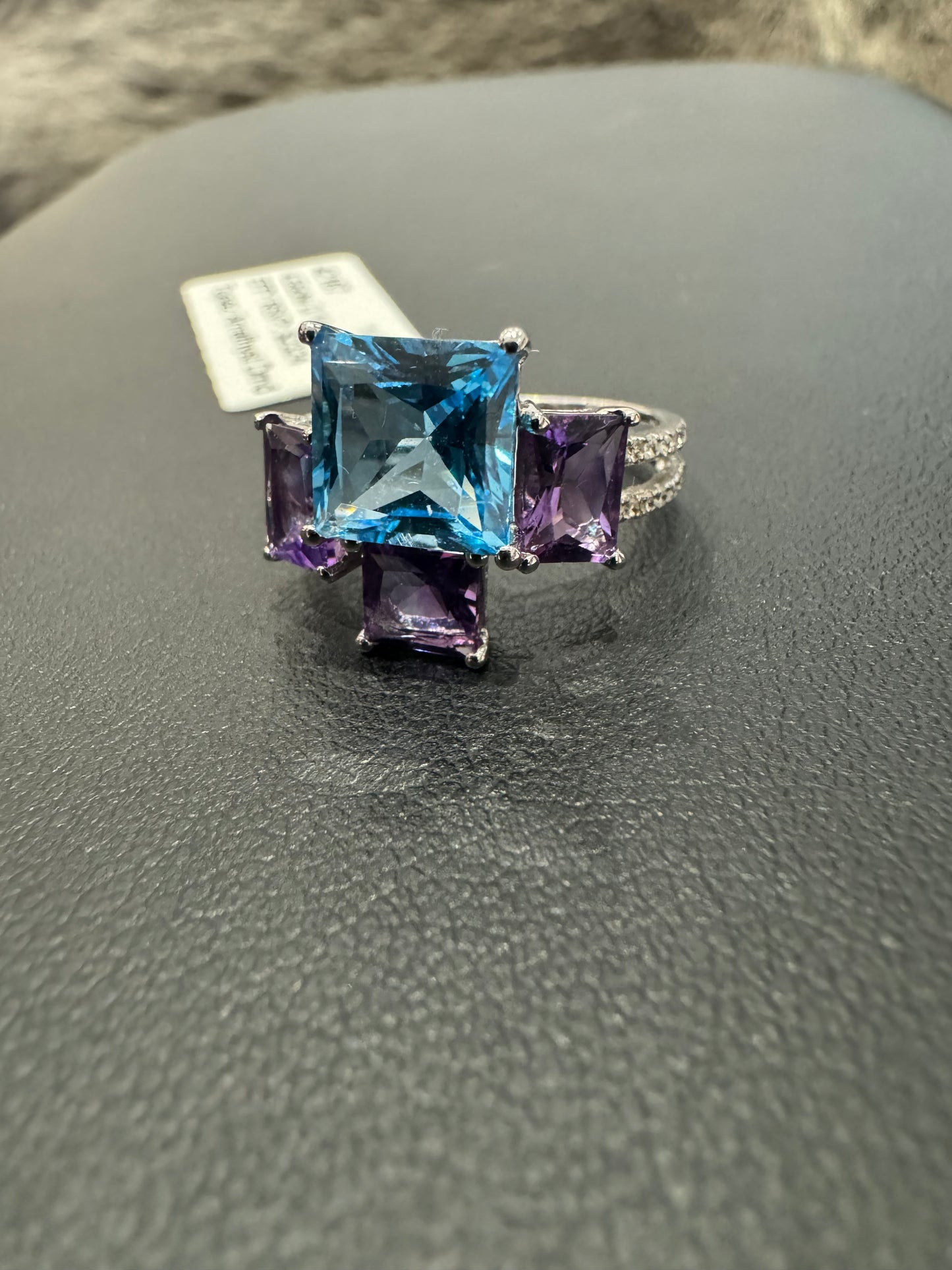 EFFY RSVP: $2324 - 4.55ctw 0.14ctw #7 - 14KW - Topaz Amethyst Dmd