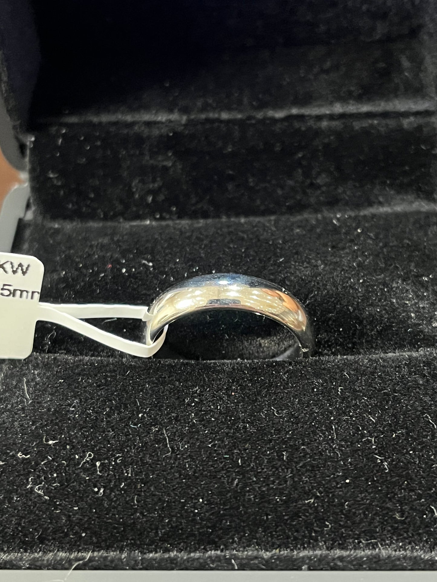 Wedding band 4.85mm - 14KW - 4.7g #6.5 - White gold - 34216