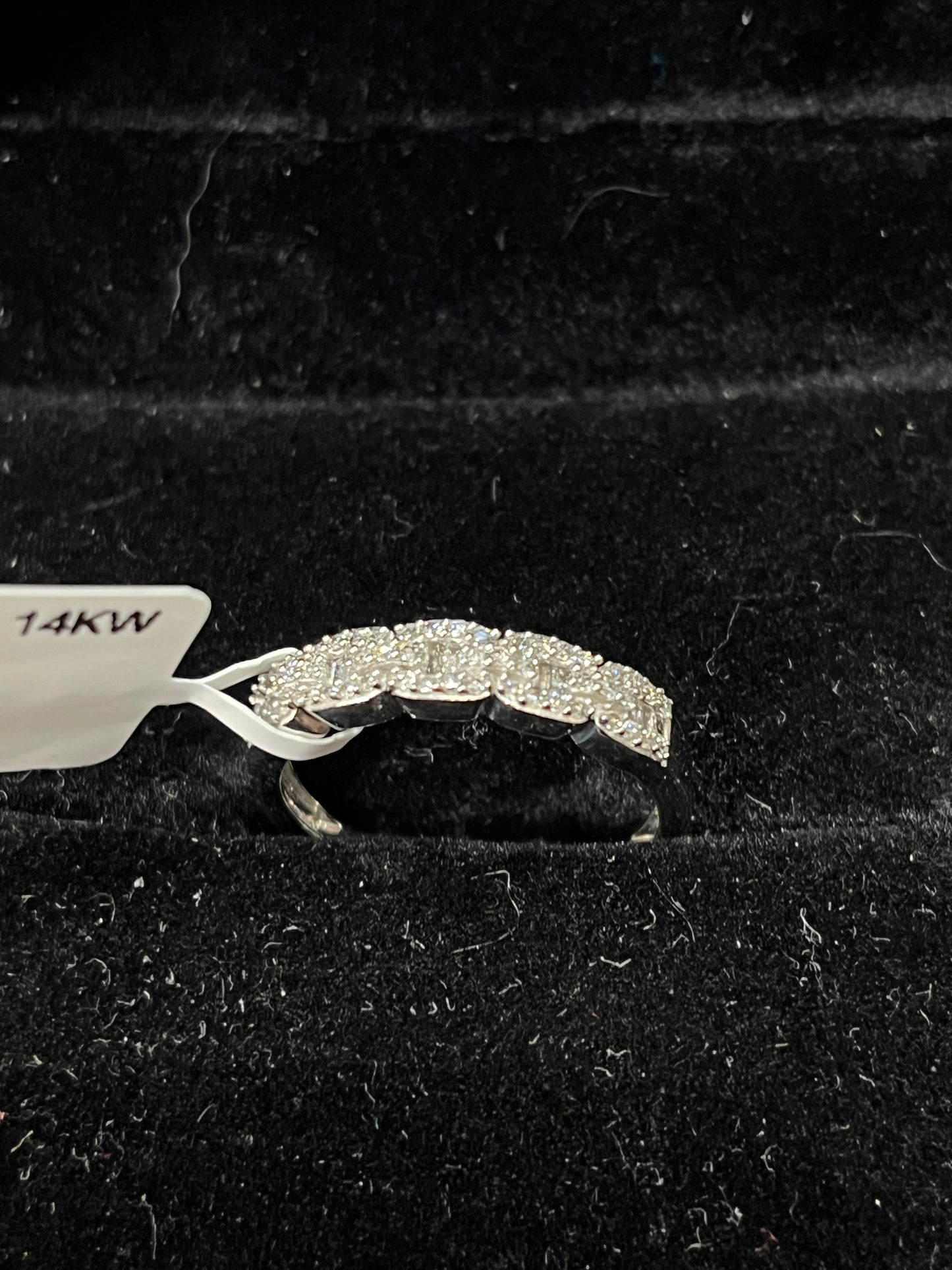 Chain band - 14KW - 0.25ctw #7 - Natural diamond - 34304