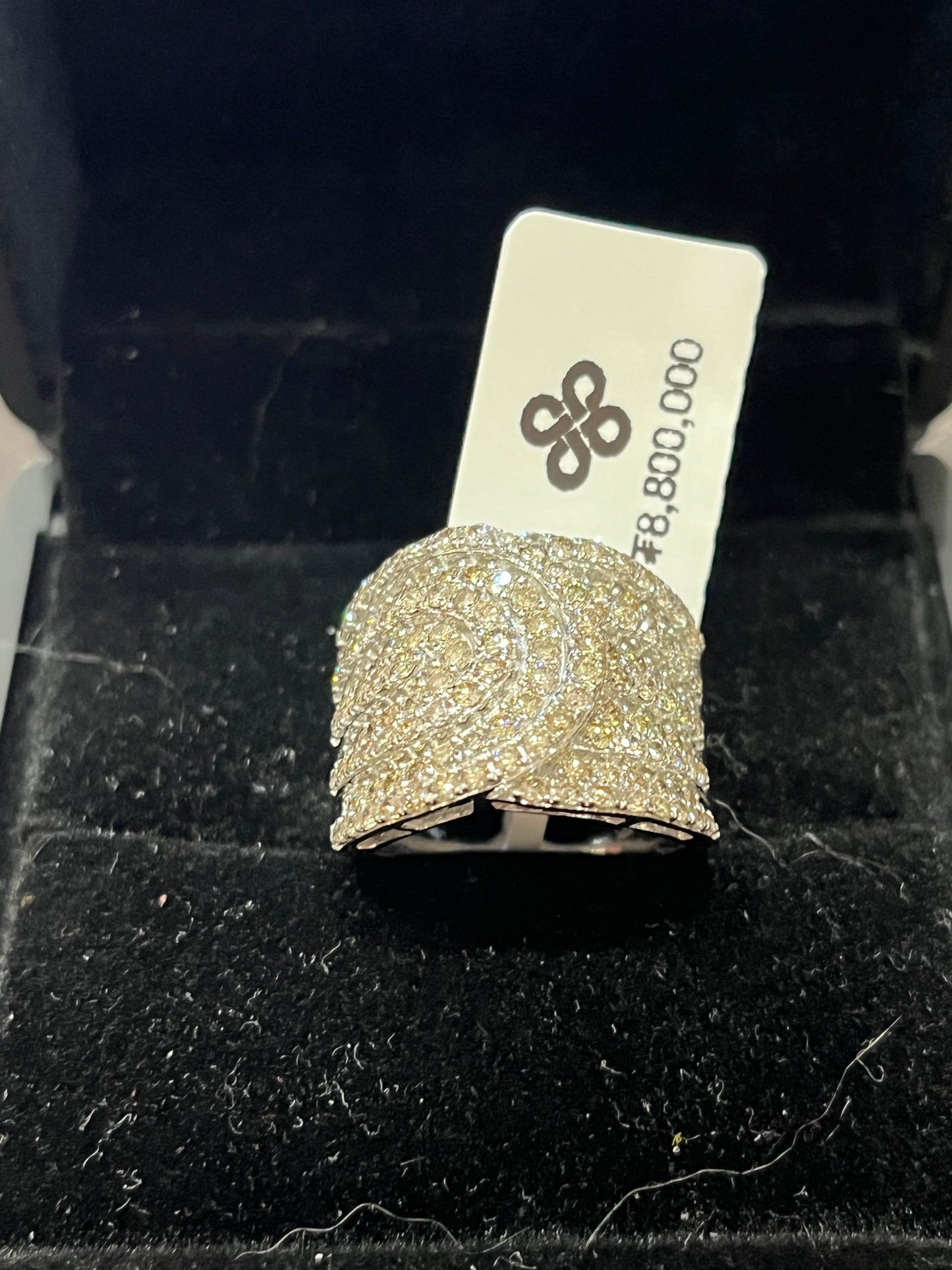 Wrap band - 10KW - 2ctw I/SI2 #8 - Natural diamond - 34337