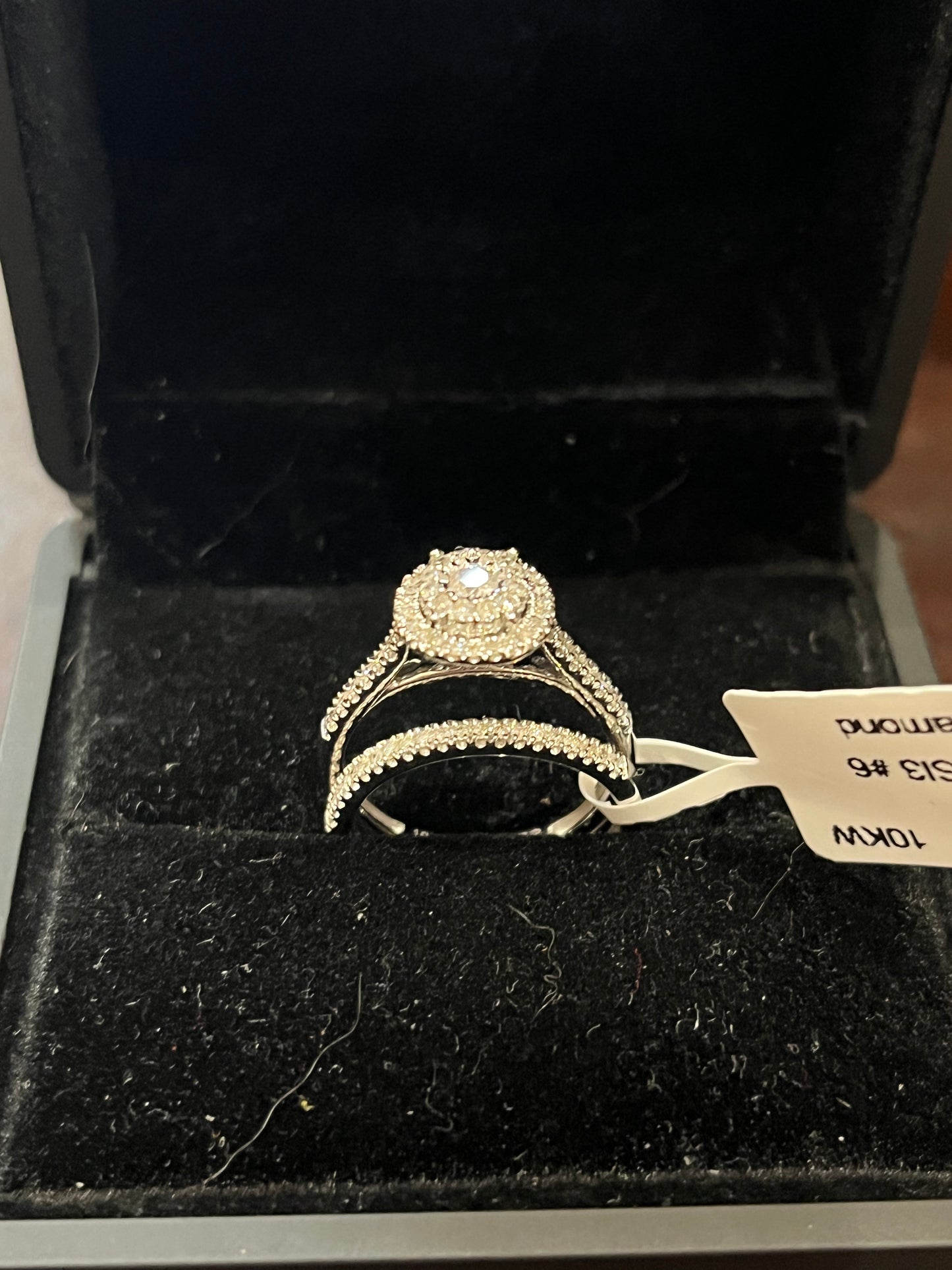 Bridal set - 10KW - 0.50ctw G/SI3 #6 - Natural diamond - 34389