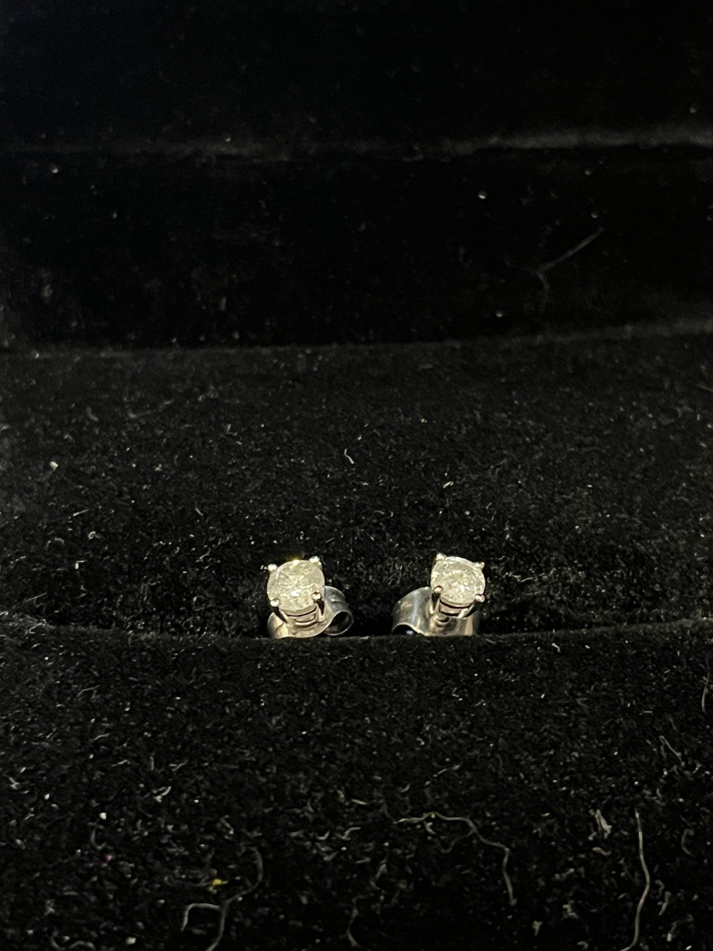 0.1725 Studs - 14KW - 0.35ctw G/I2 - Natural diamond - 34466