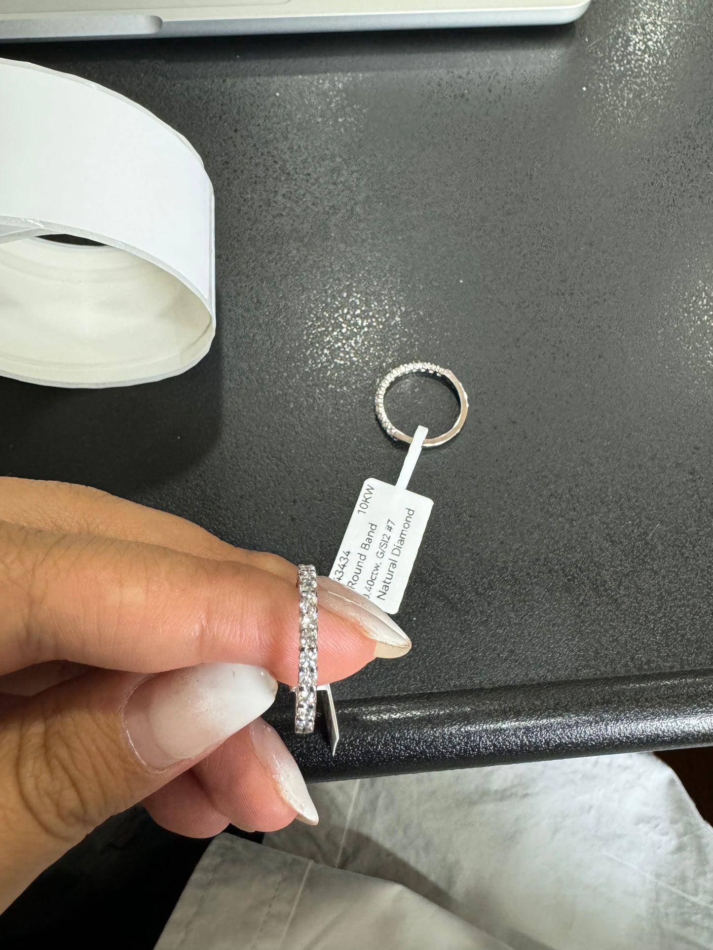 Band - 0.25ctw. G/SI2 #714KW - Natural Diamond - 43435