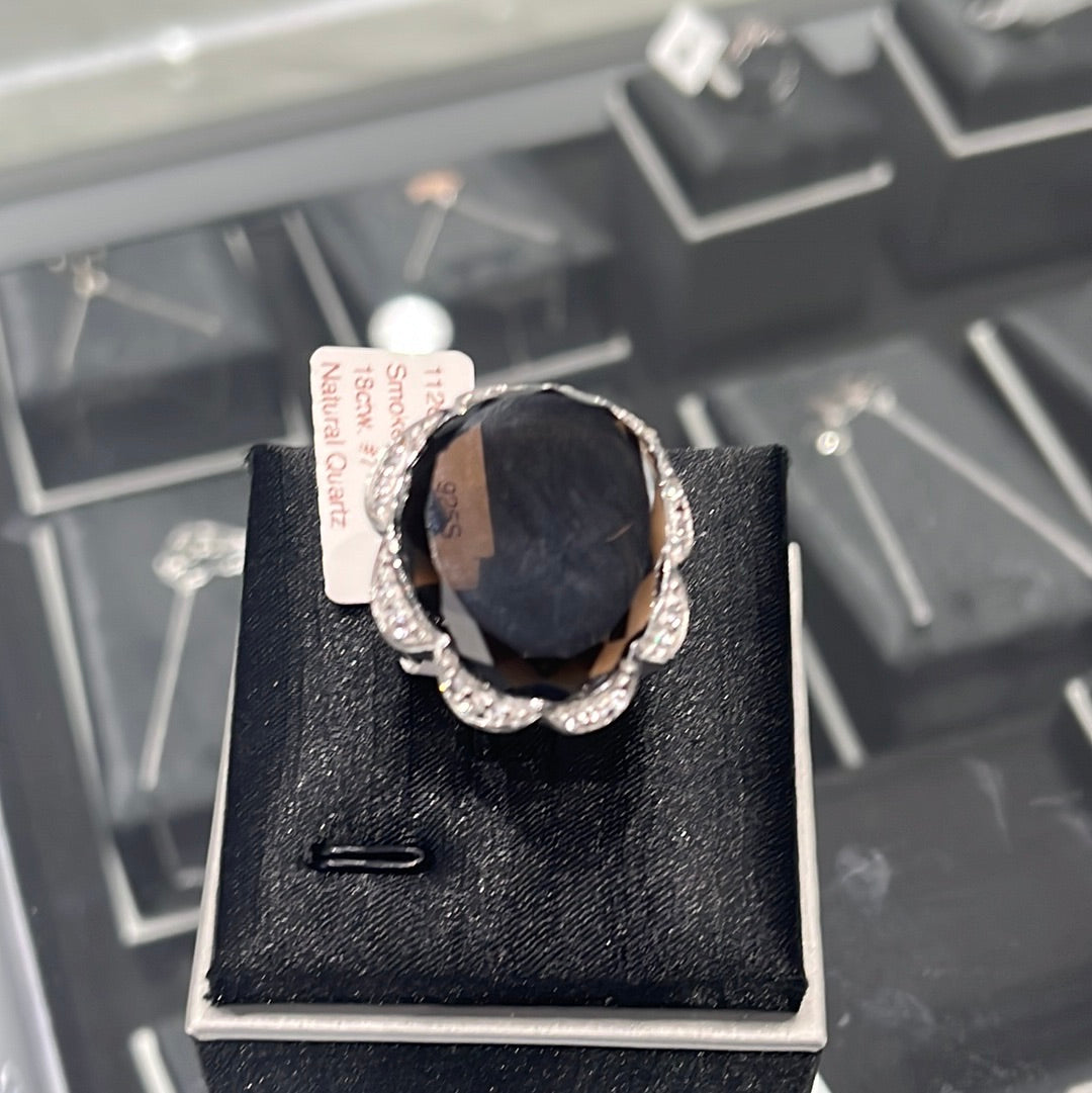 Smokey Quartz 18ctw. #7 925S 11263