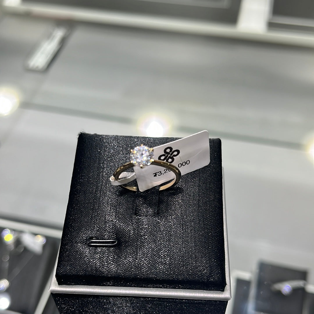 Tiff solitaire 1ct. D. VVS1 #7 14KY - 226515Y