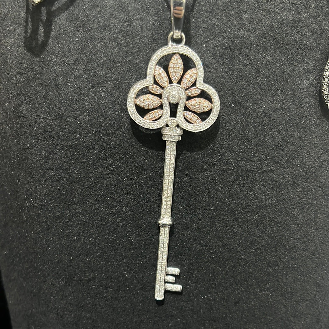 Floral Key 1.10ctw. 10K - 11264