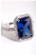 Radiant Sapphire 6 - 14k white gold - 13009