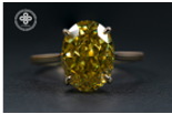 Oval Yellow 5.5ct - 14k yellow gold - 13027