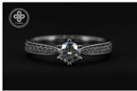 Solitaire 0.5 - 14k white gold - 13049