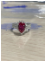 Ruby Pear 3 - 14k white gold - 13057