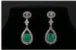 Columb Emerald 2 - 14k white gold - 50001